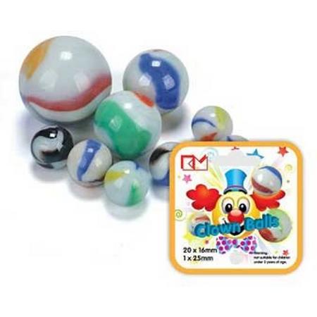 King Marble Knikkers Clown Balls