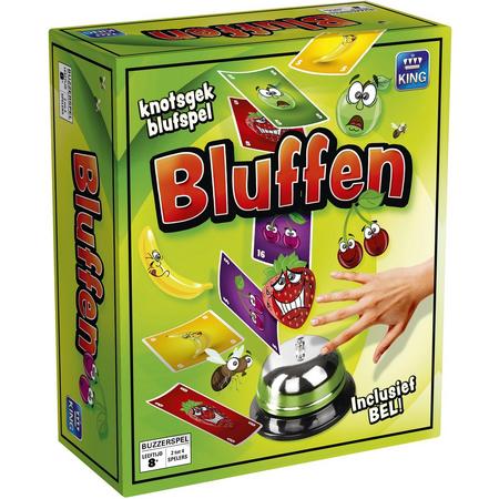 Bluffen - King Pocketspel - Kaartspel met Bel