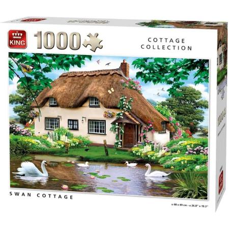 KING COTTAGE COLLECTION SWAN COTTAGE PUZZEL