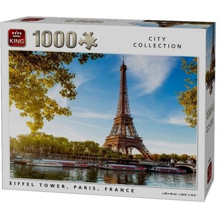King CIty Collection Eiffelftoren Parijs puzzel 1000 stukjes