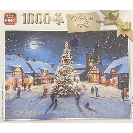 King Christmas Village puzzel 1000 stukjes