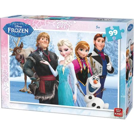 King Disney 2 Puzzles Frozen 99 stukjes