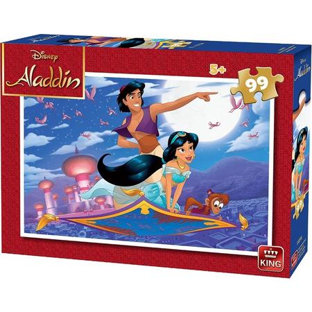 King Legpuzzel Disney Aladdin Zwevend Tapijt 99 Stukjes