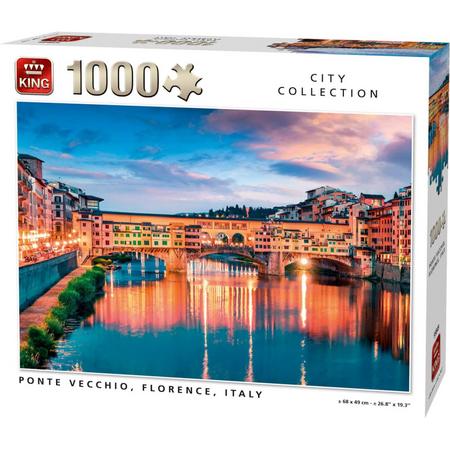 King Puzzel 1000 Stukjes Volwassenen Florence - Puzzels - Legpuzzels