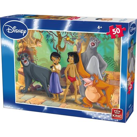 King legpuzzel Disney Jungle Book Temple 50 stukjes