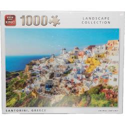 King  legpuzzel Landscape Collection  Santorini - Griekenland 1000 stukjes