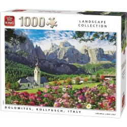 Puzzel 1000 Stukjes Dolomiten Italië - King - Legpuzzel (68 x 49 cm)