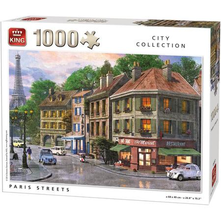 Puzzel Parijse Straten - 1000 stukjes