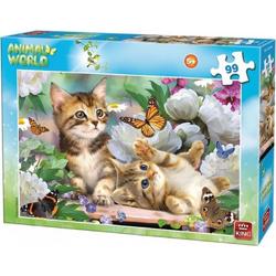 legpuzzel Animal World Kittens 99 stukjes