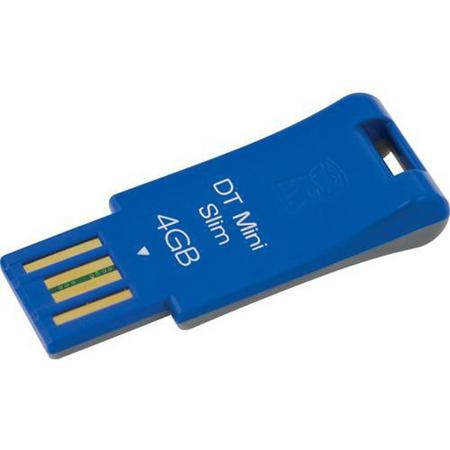 Kingston 4GB Datatraveler Mini Slim - Blauw