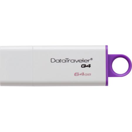 Kingston DataTraveler Generation 4 64GB - USB-Stick / Wit