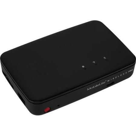 Kingston MobileLite Wireless Pro USB 2.0/Wi-Fi/Ethernet Zwart geheugenkaartlezer