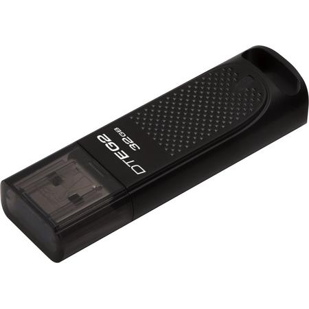 Kingston Technology DataTraveler Elite G2, 32GB 32GB USB 3.0 (3.1 Gen 1) USB-Type-A-aansluiting Zwart USB flash drive