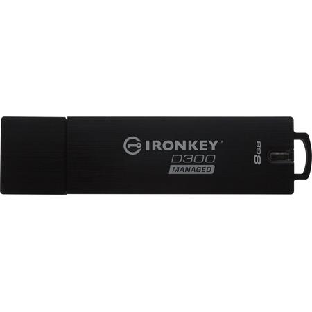 Kingston Technology IronKey D300 USB flash drive 16 GB USB Type-A 3.0 (3.1 Gen 1) Zwart