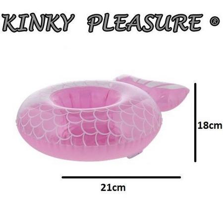 Kinky Pleasure - Opblaasbare Bekerhouder - Drijvende Drankhouder - Bekerhouder voor water - Dieren - Schelp