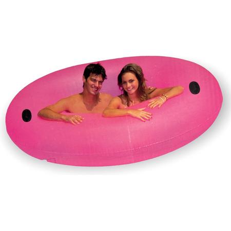 Kinky Pleasure Opblaasbare zwemband 200cm geschikt voor 2 personen XXL Band Roze