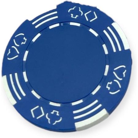 Kinky Pleasure Poker Chips 50 Stuks Blauw MP027-013
