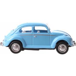 Kinsmart Auto Volkswagen Beetle Junior 6 Cm Die-cast Blauw