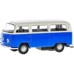 Kinsmart Bus Volkswagen T2 Jongens 12 Cm Staal Die-cast Blauw