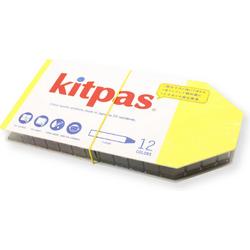 Kitpas - Uitwisbaar raam krijt - Large 12 stuks