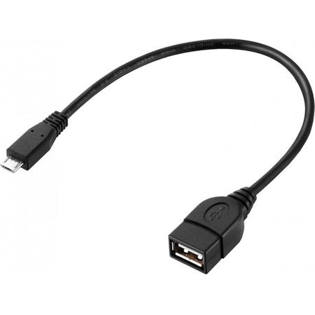 Knaldeals.com OTG kabel Micro-Usb naar USB Female voor de Huawei P8 Lite