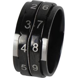 KnitPro toerenteller ring maat 12 zwart