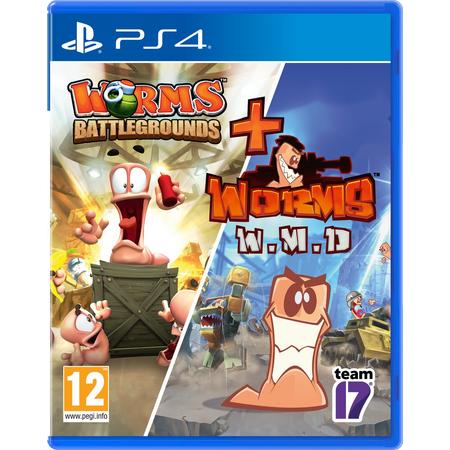 WORMS Double Pack - Worms Battlegrounds & Worms W.M.D - PS4