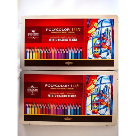 Koh-i-Noor set van 144 stuks kleurpotloden Polycolor