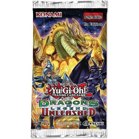 Yu-Gi-Oh! 3 Booster pakjes Dragons of Legend 3 