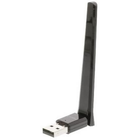 Draadloze USB-Adapter AC600 2.4/5 GHz (Dual Band) Wi-Fi Zwart