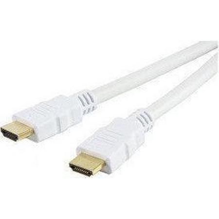 HDMI 1.3 Kabel verguld (Wit), 3m