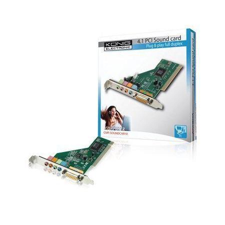 Konig CMP-SOUNDCAR10 PCI 4.1 Soundcard