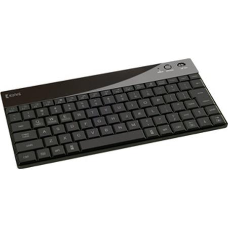 König CSKBBT300US - Bluetooth toetsenbord - Verlicht - US International - Zwart
