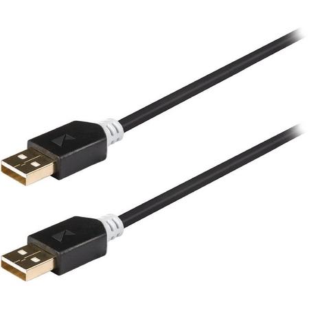 Konig USB 2.0 A Male naar USB 2.0 A Male - 2 m