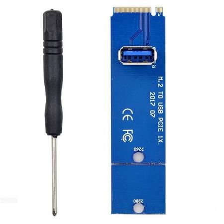 M.2 NGFF naar PCI-E X16 USB 3.0 converter adapter