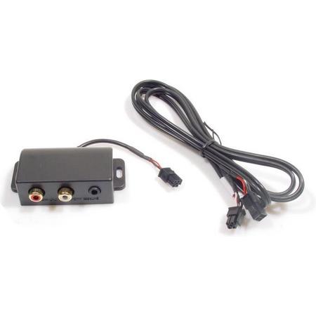 KRAM XA050 kabeladapter/verloopstukje 4pin 2x RCA Zwart