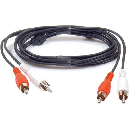 KRAM XA291 audio kabel 1,5 m 2 x RCA Zwart, Rood, Wit