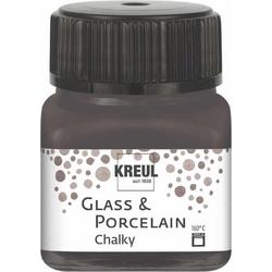 Glasverf - Porseleinverf - Volcanic Gray - Extra Mat - Chalky - Kreul - 20ml