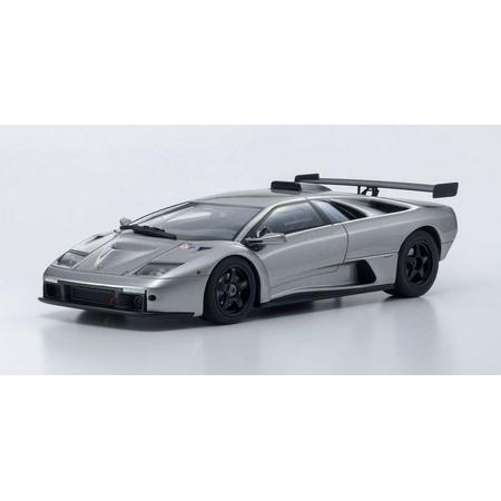 Kyosho Lamborghini Diablo GTR Zilver 1:18 - Nieuw