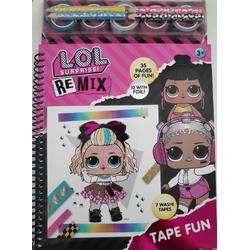L.O.L. Surprise Remix Tape Fun - Incl kleurtjes, kleurplaten en washi tapes