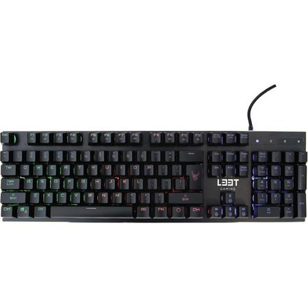 L33T-GAMING - OSEBERG - Semi-Mechanical Gaming Keyboard - Rainbow Gaming Toetsenbord (QWERTY)