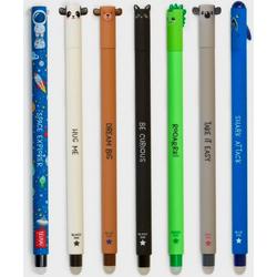 Legami - Uitwisbare pennen - Panda - Koala - Beer - Kat - Haai - Dino - Astronaut - Navulbaar