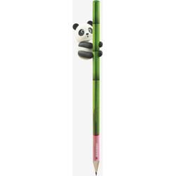 Panda Potlood met panda gum - Bamboe patroon