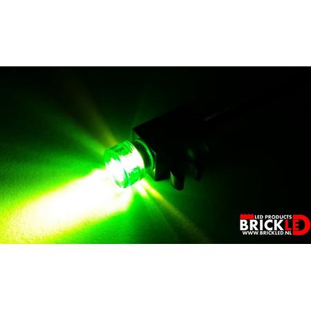 BrickLED 2 x Mini spot - Groen - Verlichting voor LEGO