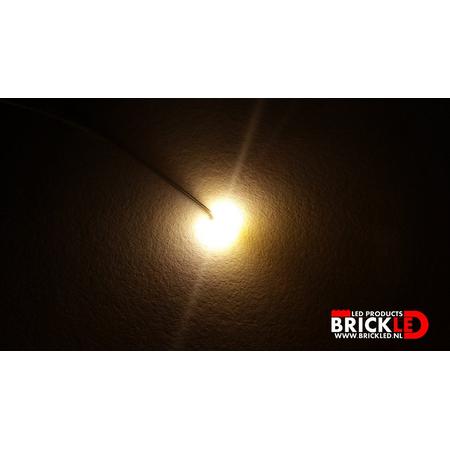 BrickLED 3 x Micro lampje - Wit warm - Verlichting voor LEGO