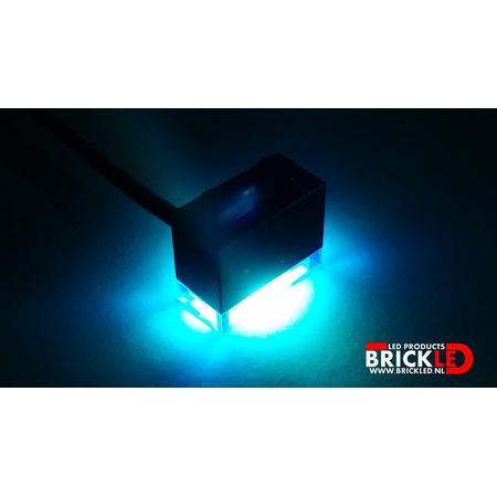 BrickLED 3 x Standaard lampje - Blauw