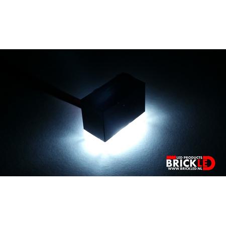 BrickLED 3 x Standaard lampje - Wit koud