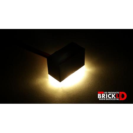 BrickLED 3 x Standaard lampje - Wit warm