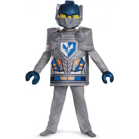 Deluxe Clay Nexo Knights™ - Lego™ kostuum voor kinderen - Verkleedkleding - Maat 122/128