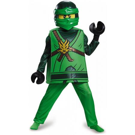 Deluxe Lloyd Ninjago®- LEGO® kostuum voor kinderen - Verkleedkleding - Maat 104/116